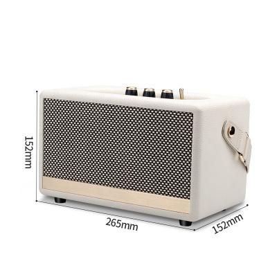 China EZCast New Design Portable Low Power RGB Speaker Cowhide Environmental Protection Battery 60w Subwoofer High Fidelity Imported Speaker for sale