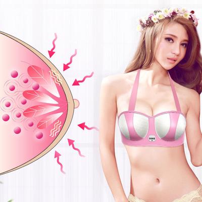 China For Home Use Electric USB Breast Heating Stimulator Machine Growth Enlargement Enhancer Vibration Breast Massager Chest Filler Massager for sale