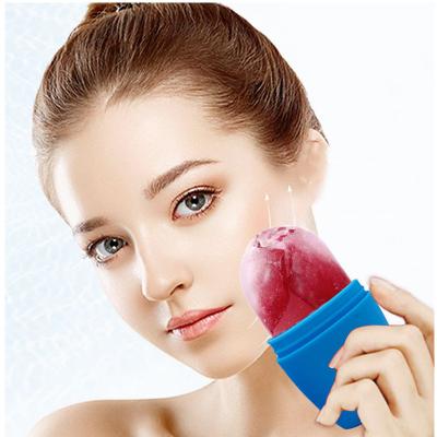 China 2022 Reusable Wholesale Ice Roller Face Eye Neck Body Massage Silicone Mold Face Icing Skin Care Gift For Women for sale