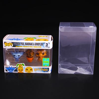 China Recyclable PET Plastic Clear Transparent Box Fun ko Pop Protector Case Toy Display Box for sale