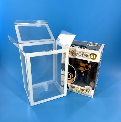 China Disposable Taiqiu Custom Transparent Easy Folding 4 inch Pop Protector ODM clear packing box high quality toy display box packing for sale