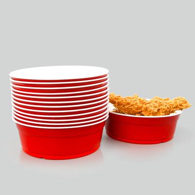 China Eco Friendly Disposable Customizable Taiqiu Factory Supply Fried Chicken Package Bowl Dessert Bowl Cold Dessert Packing Disposable Ice Cream Bowls for sale