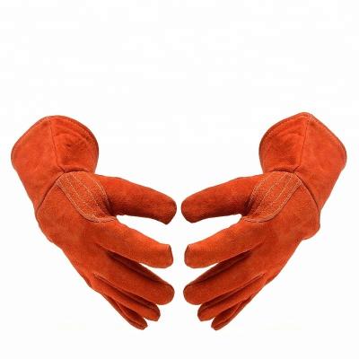 China Wholesale Breathable Leather Welding Gloves Men's Welder Safety Leather Gloves for sale