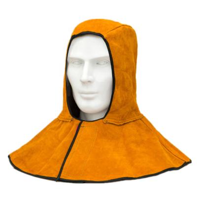 China Ankle Safety Head Cover Protective Leather Welding Hood for sale