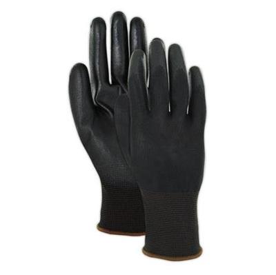 China Breathable 13G PU Coated Polyester Work Gloves for sale