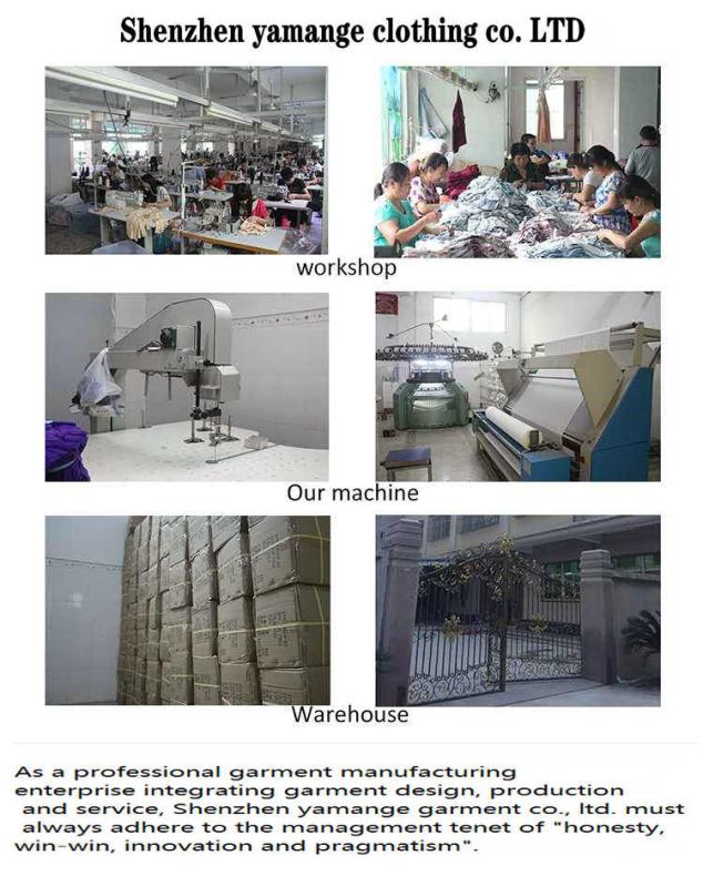 Verified China supplier - Shenzhen Yamange Clothing Co., Ltd.