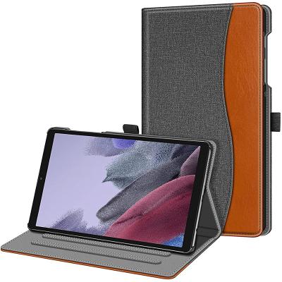 China Samsung Galaxy Tag A7 Lite 8.7 inch 2021 SM-T220 T225 Auto Wake Function PU Sleep Premium Business Folio Tablet Cover Leather Case for sale