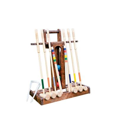 China Garden Game Set Croquet Product and Wholesale Croquet Handles Croquet Balls for sale