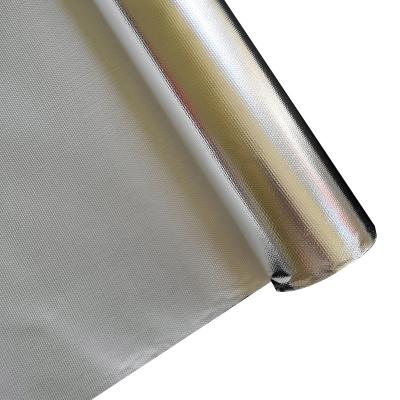 China Roof Aluminum Foil Fiberglass Cloth Heat Insulation For Reflective Glass Wool Blanket Surface Foil Insulation for sale