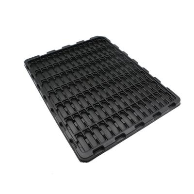 China ESD Anti-Static Plastic Inserts Plastic Blister Tray for IC, LCD, Electronics Parts Packaging for sale