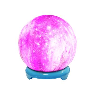 China Colorful Moon Visual Lamp Call Night Light Moon Speaker with Support Touch and Bluetooth Remote Wireless Speaker for sale