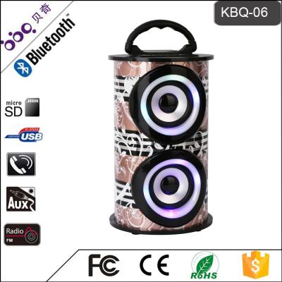 China LED Screen Display 3inch 10W Wireless Portable Mini Bluetooth Speaker With Remote Control for sale