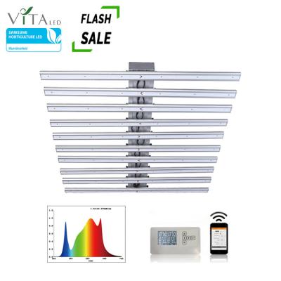 China Seed Starting Powerful 600W 680W 800W 6500k 660nm Samsung LM 301b Full Spectrum Dimmable Red High Led Grow Light Grow Bar Fixture for sale