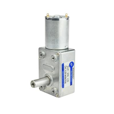 China XYT JGY-370 DC6V/9V/12V/DC24V DC6V/9V/12V/DC24V Totally Enclosed Brush DC Motor Worm Gearbox Motor 25MM Shaft Length Electric Motor for sale