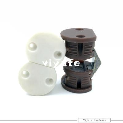 China Modern Nylon Round Cabinet Hinge Plastic Invisible Hinge for sale