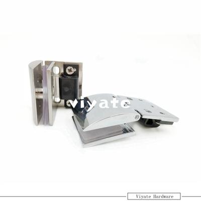 China 180 degree modern zinc alloy glass hinge for 5-8mm glass for sale