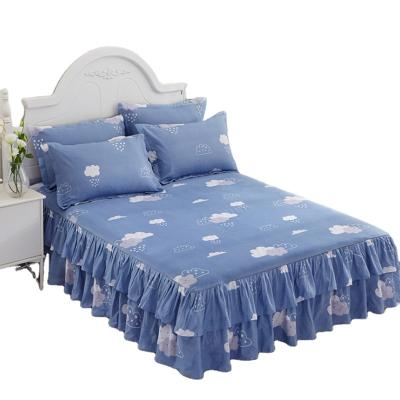 China Durable Warm Polyester Super Soft Sheets Bedspread Popular Bedroom Bedding Set for sale