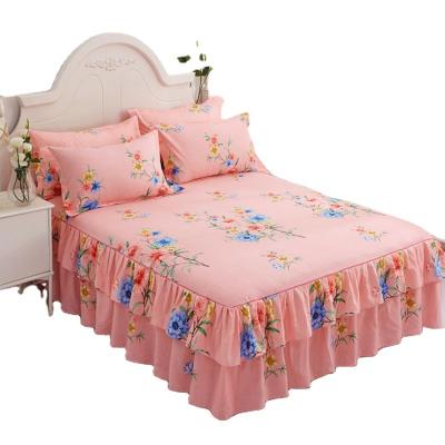 China Sustainable Top Selling Polyester Bed Sheet Sets Super Soft 3D Printed Bedspread Luxury Bedding Set for sale