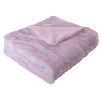 China Amazon Nondisposable Warm Super Soft Cheap Fluffy Plush Throw Blanket For Bedding for sale