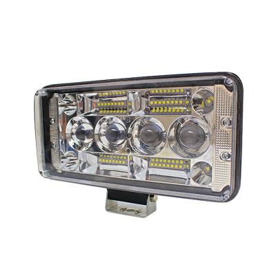 China Universal Cast Aluminum MOTOLED Housing 12-80V 6000K 7 Inch LED Work Light Bar For Motorcycle Truck for sale