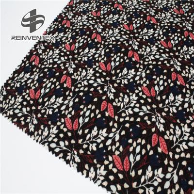 China High Quality Stretch 1629 Flower Printed NIOR Stretch 95 Polyester 5 Casual Dress Women Spandex Knitting Foam Crepe Fabric for sale