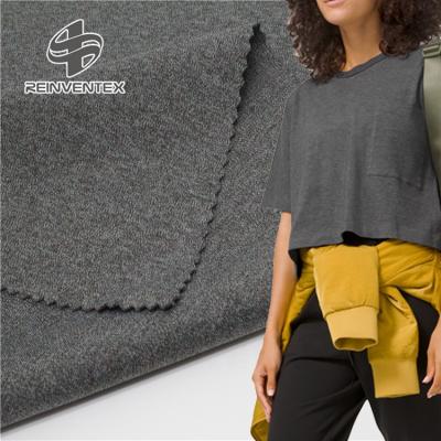 China 1698 Stretch Keqiao Factory High Custom Design Stretch 86 Polyester 14 Spandex Plain Knitted Cationic Fabric for sale