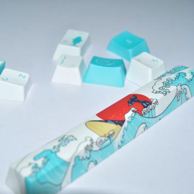 China Factory Wholesale Anti-ghosting AFLION New 100% Pastel Dye Sublimated Keycaps Printing ABS Keycap for sale