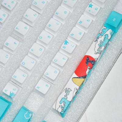 China AFLION Custom Durable Keycaps White Aluminum Keycaps Keyboard Keycaps for sale