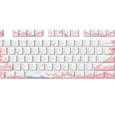 China Durable AFLION Custom Teclas Del Teclado Personalized Hungarian Red Backlit 61 SA Xda Ortholinear Keycap for sale