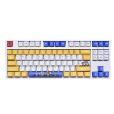 China AFLION Durable Classic Retro Japanese Theme Pbt Dye Under Keytop With Offset 2U ISO Fit In 6.25U 7U Spacebar for sale