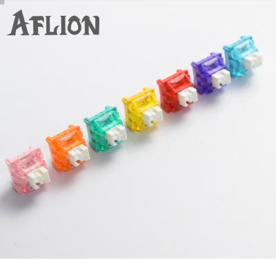 China SWITC AFLION RGB 3pin Brown Yellow Mechanical Keyboard Black White Red Blue Green Mechanical Keyboard Switch for sale