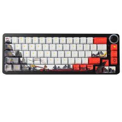 China 2021 New Anti-drop AFLION 87 Key Mini Numeric Keypad Wired Backlit Colorful Ergonomic Mechanical Keyboard Gaming for sale