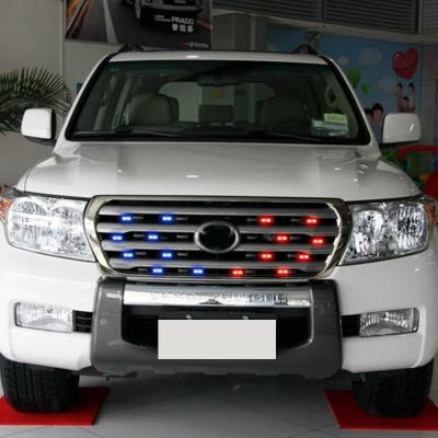 China Truck Van 16W Grill LED Car Red Blue Flashing Strobe Lights Recovery Beacon Signal Lamps for sale