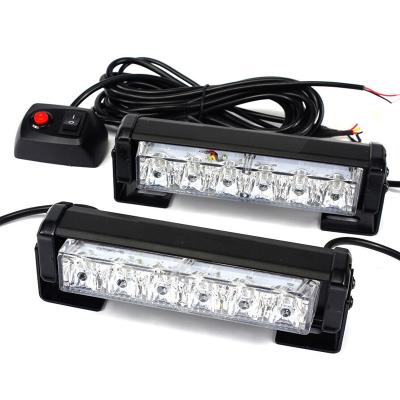 China Car Truck Van 2X 12V LED Recovery Strobe Emergency Grill Turn Signal Lights for sale