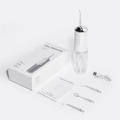 China Fast Delivery OEM Electric USB Internal Toothbrush Waterproof IPX7 Charging Cheap Portable Water Flosser for sale