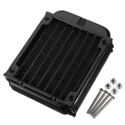 China Aluminum Cooler Computer Case 80mm Heatsink Computer Heatsink Water Cooling System Fan For For CPU GPU VGA RAM Laser Cooling Heatsink for sale