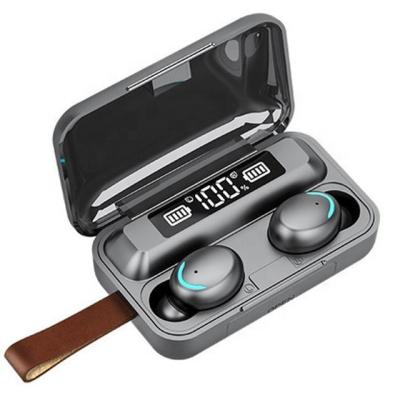 China 2021 wholesale In-Ear In Stock 9D Mini 9D Bass Earbuds With Charging Case True Stereo Radio 2000Mah F9 LCD Display Earphone F9-5 for sale