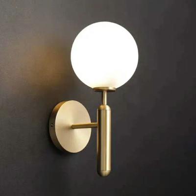 China Modern Nordic Home Indoor Wall Light Modern Design Wall Lamp Decoration Indoor Glass Wall Lamp for sale