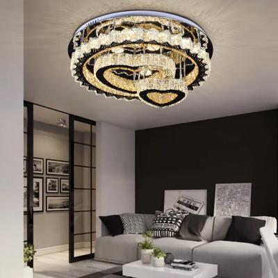 China Modern Restaurant Roof Light Living Room Crystal Ceiling Lights Hot Sell Outdoor Mounted Lamp for sale