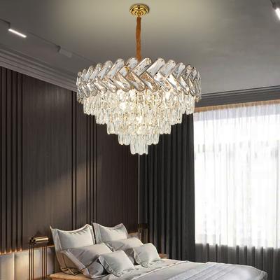 China Nordic Modern All Lights Antique Crystal Chandelier Lamp of Crystal Luxury Modern lampara colgante furniture for sale