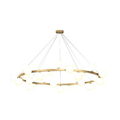 China Chandeliers Lights Modern Glass Pendant Lighting Bright Led Lamp Luxury Home And Modern Decorative for sale