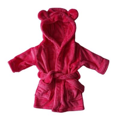 China Breathable Super Comfortable Coral Fleece Bathrobe Baby Bathrobe for sale