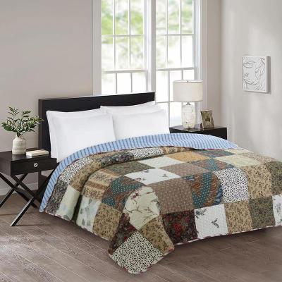 China China Microfiber Fabric High Quality Home Four Seasons Patchwork Quilt for sale