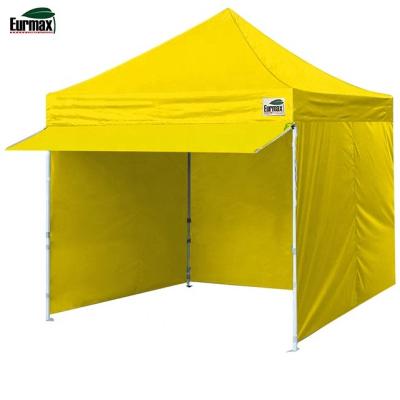 China Outdoor Polyester Eurmax 10x10 Feet Pop Up Canopy Tent Outdoor Canopy Tent Commercial With 4 Sidewalls Bonus Removable Sandbags for sale