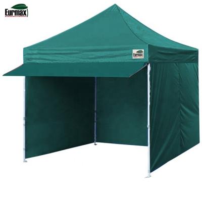 China Outdoor Polyester Eurmax 10x10 Feet Pop Up Canopy Tent Outdoor Canopy Tent Commercial With 4 Sidewalls Bonus Removable Sandbags for sale