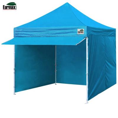 China Outdoor Polyester Eurmax 10x10 Feet Pop Up Canopy Tent Outdoor Canopy Tent Commercial With 4 Sidewalls Bonus Removable Sandbags for sale