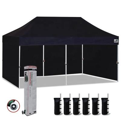 China Party Trade Show Event Eurmax 10' x20 Pop Up Outdoor Canopy With Walls Sunshade Patio Party Tent Bonus Roll Bag&6 Knockouts for sale