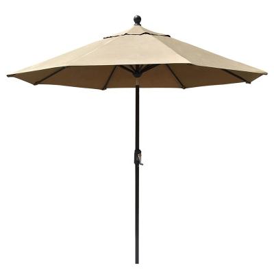 China 9Ft Modern Market Umbrella Patio Outdoor Table Umbrella With Ventilation And 5 Years Non-fading Top for sale