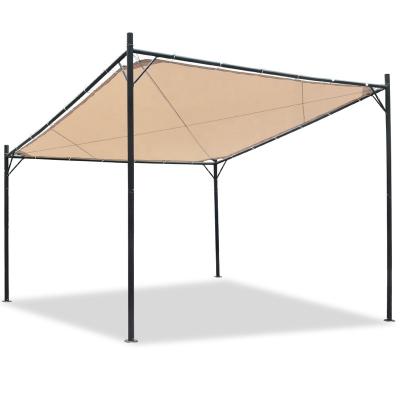 China Eurmax Steel 12'x12 Sun Shade for Patios Wall Mounted Gazebo, Home Car Park Tent Gazebo Sunshade Party Canopy Tent for sale