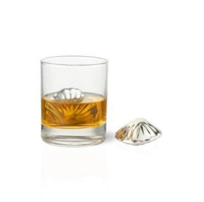 China Viable Shell Shaped Ice Cube And Whiskey Steel Shell Ice Cube And Stainless Steel Success Cooling Stone for sale